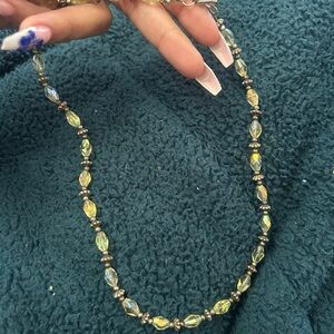 Green Tone Bead Necklace